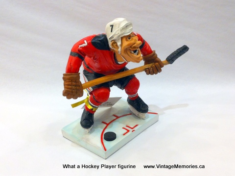 What a Hockey Player figurine