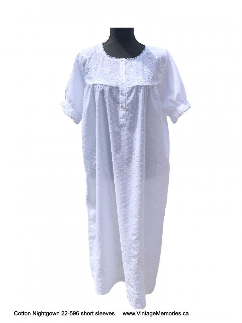 cotton nightgown 596