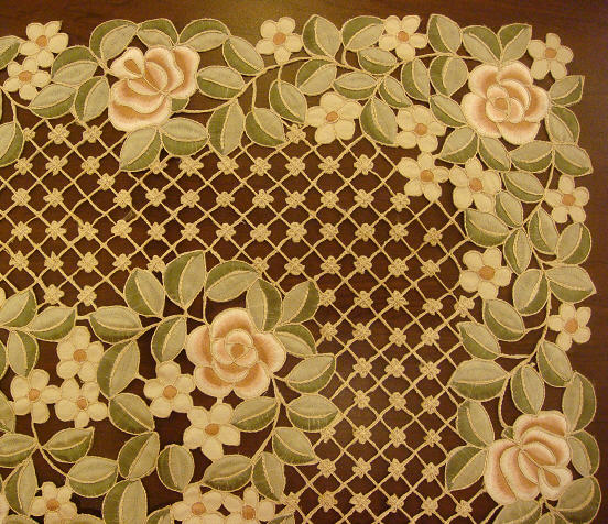 Embroidery tablecloth