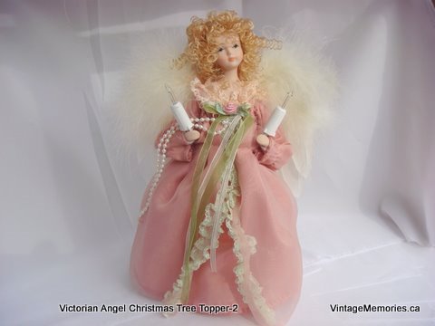 Victorian Angel Christmas Tree Topper-3