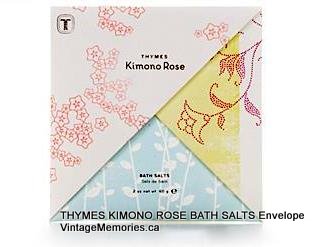 Kimono Rose Bath Salts Envelope