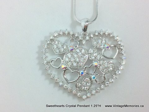 Sweethearts Crystal Pendant