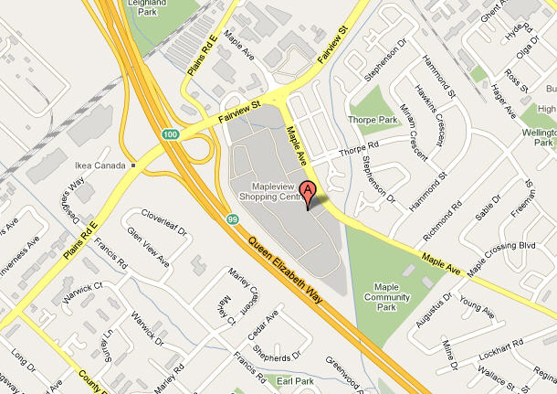 Vintage & Memories Mapleview map