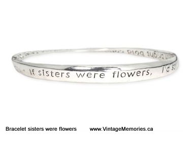bracelet sister were flowers