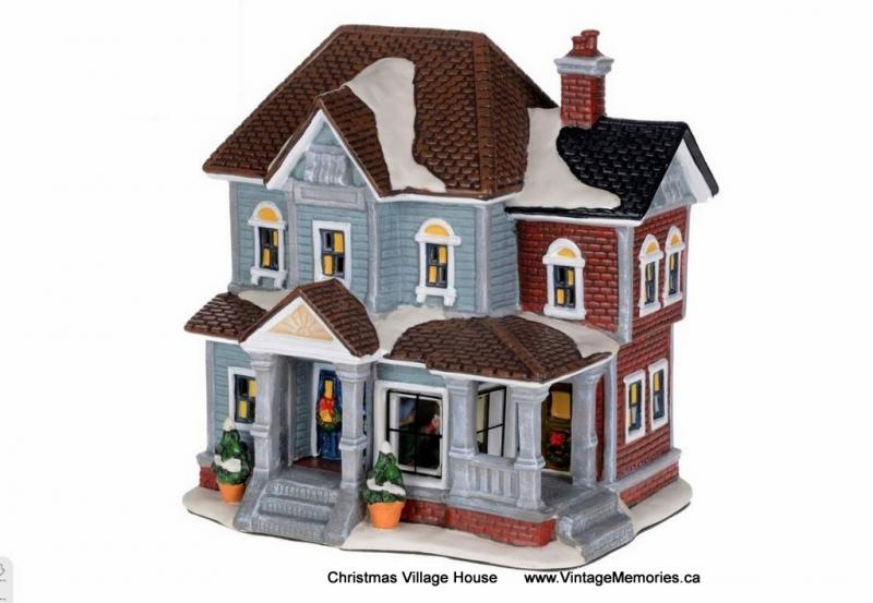 christmas village house