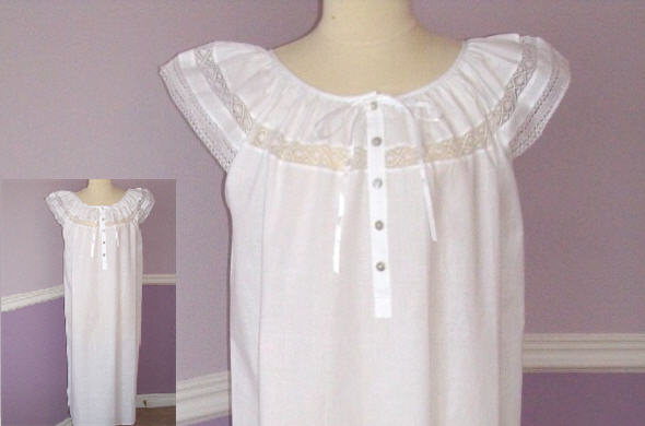cotton lace nightgown-4