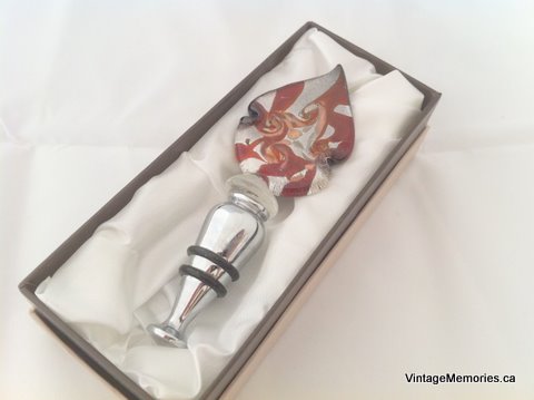 glass wine bottle stopper