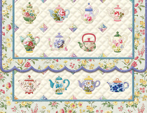 Greeting card teapots